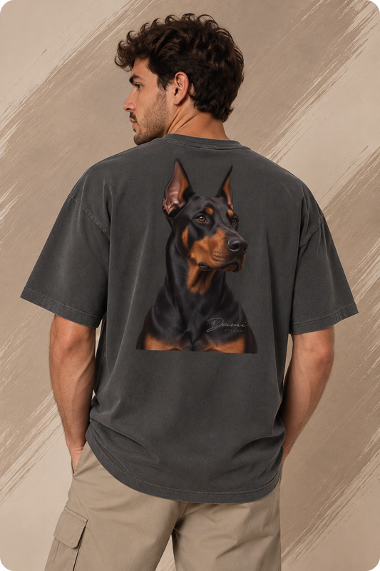 Oversized T-shirt Unisex – Dobermann | Danimi Atelier