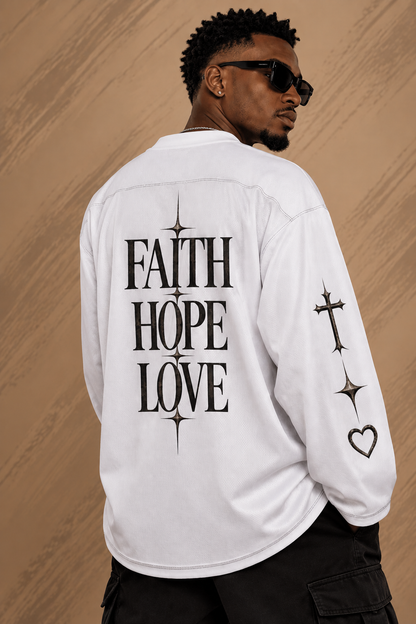 Hockey Jersey Unisex – Faith Hope Love | Danimi Atelier