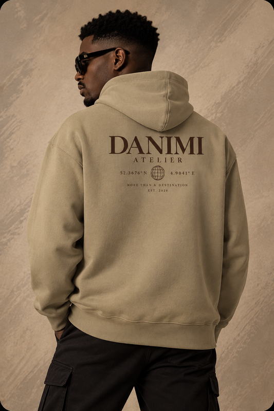 Oversized Hoodie Unisex – Coordinates | Danimi Atelier