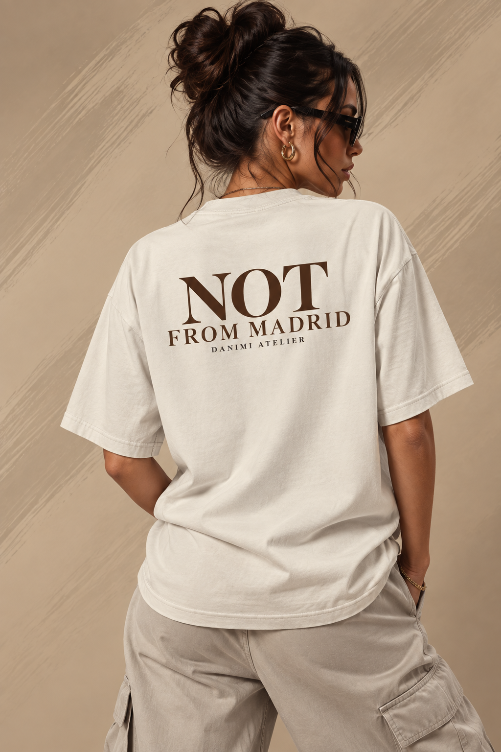 Oversized T-shirt Unisex – Not From Madrid | Danimi Atelier